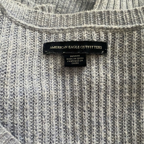 American Eagle Embroidered Sleeve Sweater - Picture 6 of 6